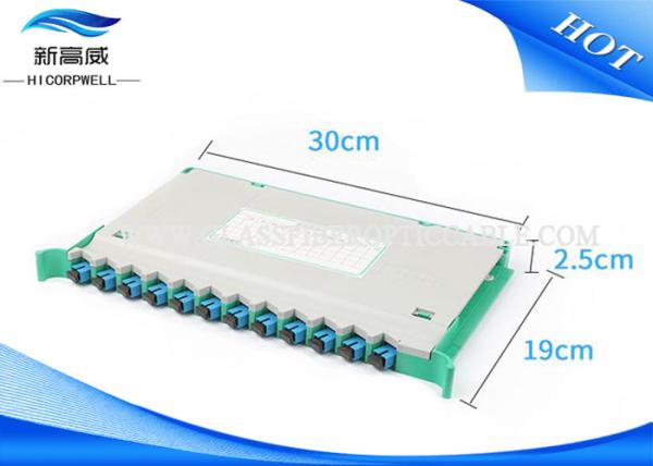 Rack Mount Fiber Termination Kits 12 24 48 96 Port Fiber Optical ODF  Frame