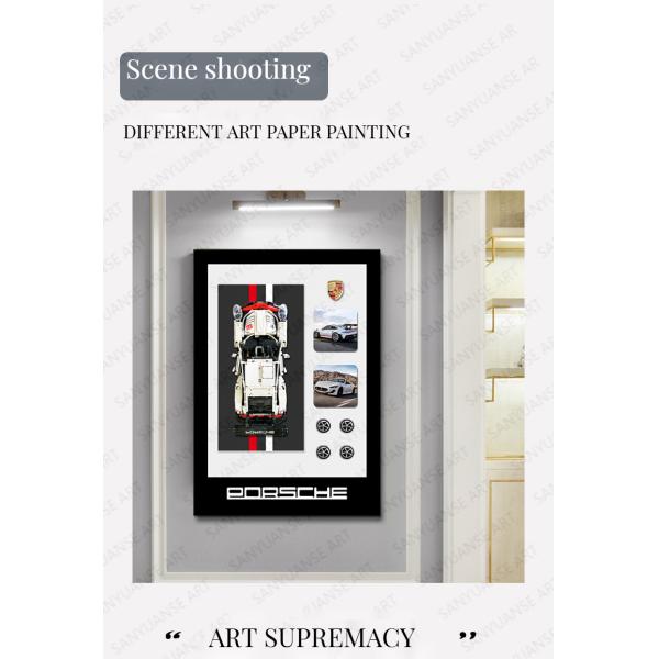COATING Exclusive Modern Custom Sports Cars Wall Display Frame Designer House Models Building Block Concept Wall Murals