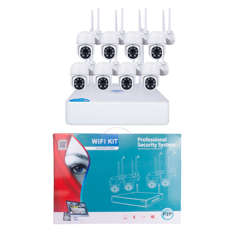8 камера слежения канала 4MP беспроводная с Wifi NVR IP66 водоустойчивым