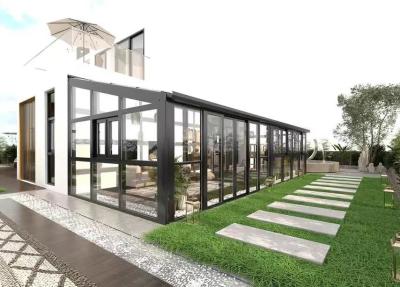 Balcony Glass House Transparent Glass Cube House With Aluminum Alloy Body