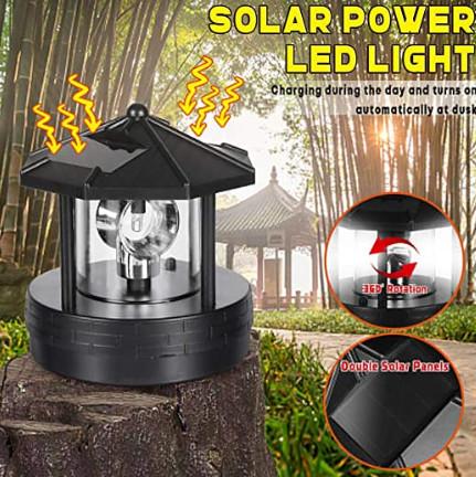 Plastic 40 X 70mm 1.2V IP44 LED Solar Garden Lanterns