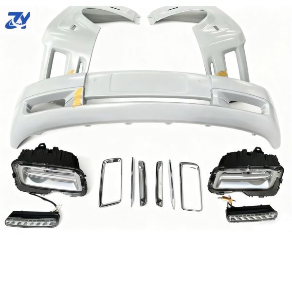 For Rolls-Royce Phantom 6th Generation Upgraded to Type 7 Fiberglass Car Front Bumper Fender Headlight Body Kit