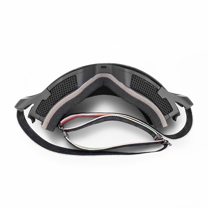 TPU Lenses Material Snowboarding Ski Anti Fog Heated Snow Goggles Rechargeable Battery Adjustable Temperature Ski Replaceable