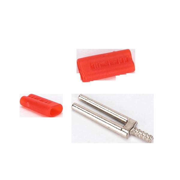 Red Plastic Dental Dowel Pin Oral Therapy Equipments Accessories For Lab Usage
