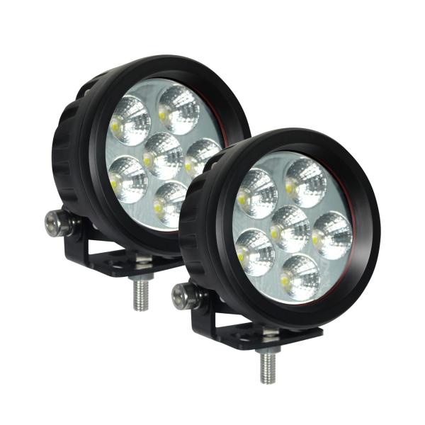 Bridgelux 3 Inch Flood Round LED Offroad Lights 2 PCS 1440lm