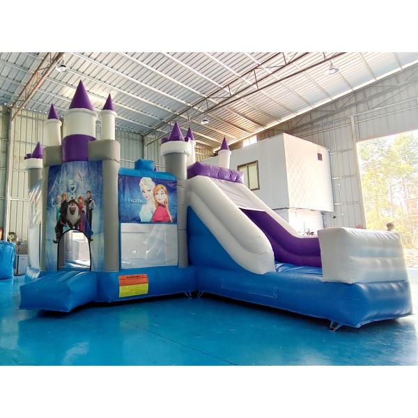 Hot Sale Inflatable Jumping House Frozen Cartoon Inflatable Slide For Party Inflatable Combo Castle For Outdoor Indoor