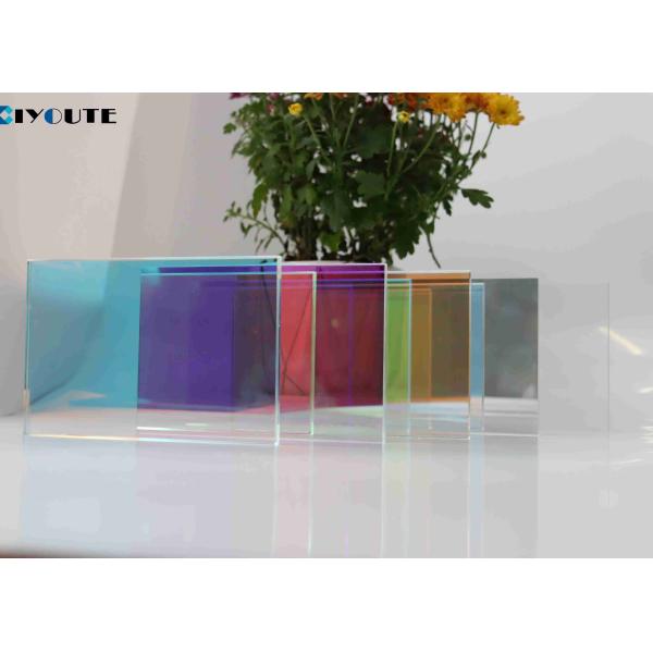 Дихроическое стекло с гладкой поверхностью толщиной 2-12 мм