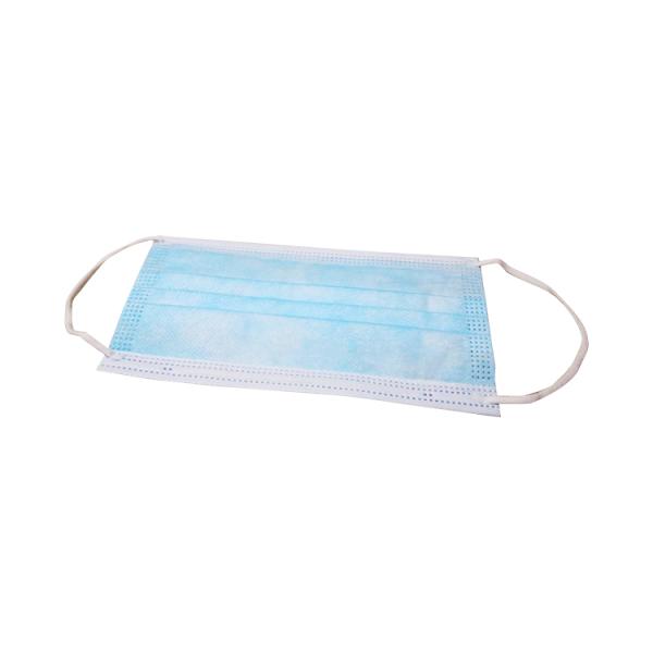 CE Face Mask Surgical Disposable 3 Ply Disposable Breathing Mask Blue And White