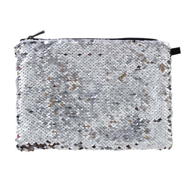 DIY Sublimation Sparkly Sequin Makeup Bag Customized Sequin Cosmetic Bag Blanks