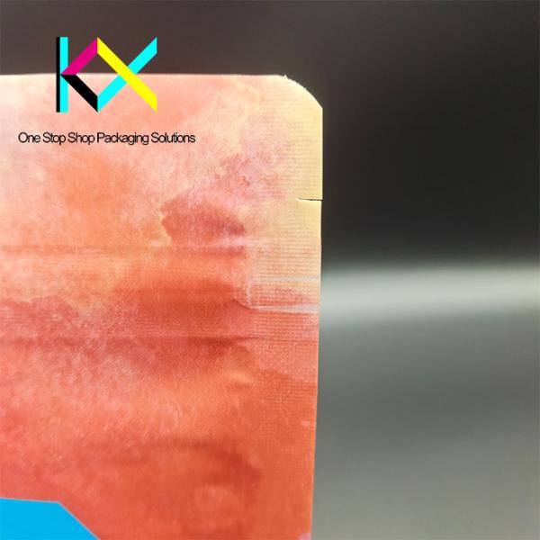 CMYK Colors 160um Thickness Recyclable Stand Up Pouches With Ziplock