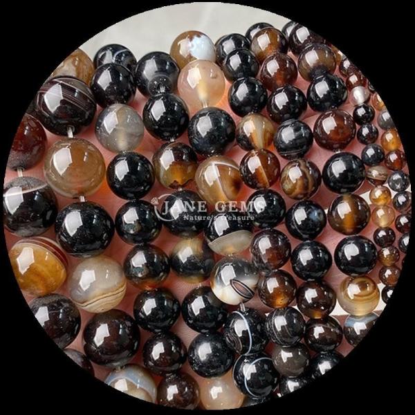 Gemstone 8mm Bead Various Agate Beads Green Agate Carnelian Brown Agate Loose Bead Strands for DIY
