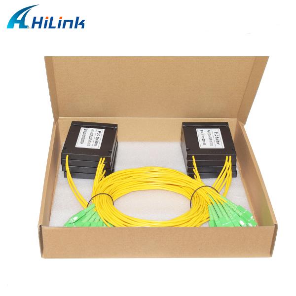 ABS соединителей 1M Splitter LC/APC PLC стекловолокна 1x16 кладут системы в коробку FTTX