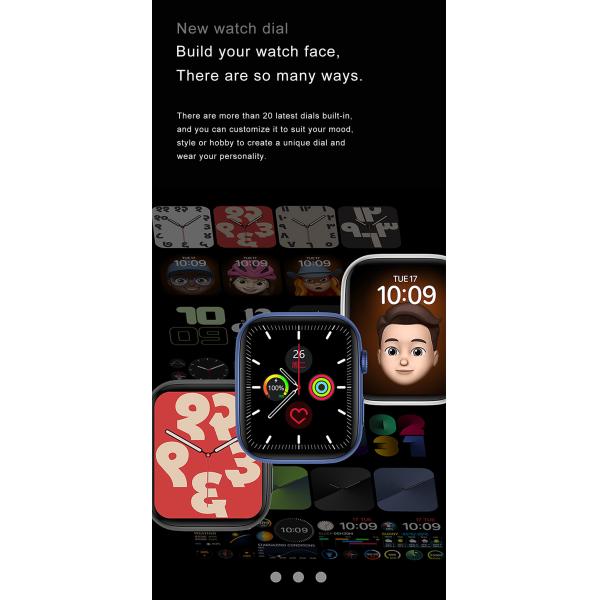 1,75» Smartwatch Bluetooth экрана 240MAH вызывает IWO 13 12 I8 Pro BT5.0