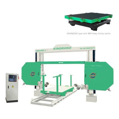 11 quilowatts do CNC Diamond Wire Saw Cutting Machine de Discovery-4 para o granito de mármore