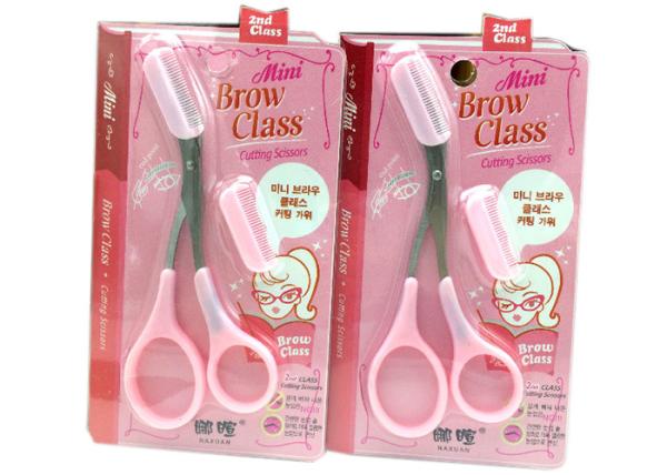 40G Pink Eyebrow Scissors Tattoo Accessories For Permanent Makeup