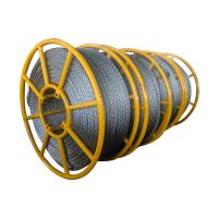 A anti torção galvanizada de alta elasticidade de 13mm trançou linha de transmissão aplicada da corda de fio de aço