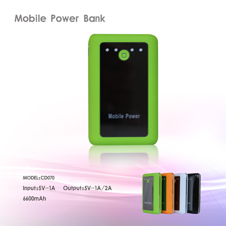 5V 6600mAh Standard USB Output USB Power Packs Mobile Power Bank