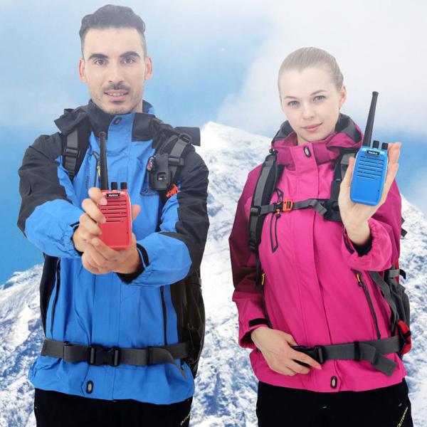 Long Range Digital Mobile Radio Handheld Walkie Talky with Flashlight and Li-ion Battery