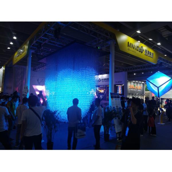 Экран 125mm занавеса СИД P100 мягкий прозрачный 3D-Dot