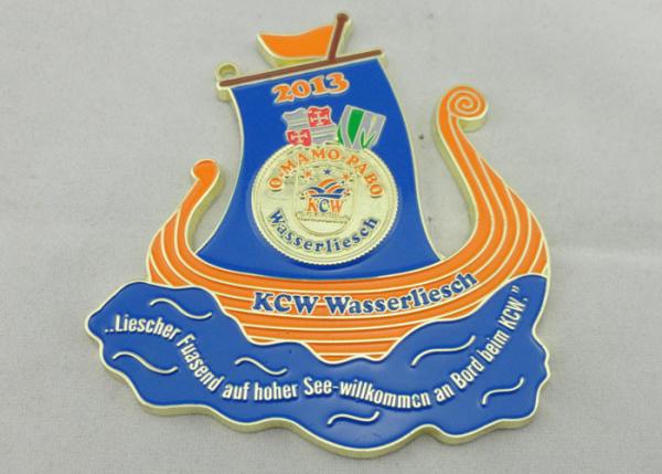 Customized Zinc Alloy Enamel Medal , Colorful Souvenir Medal For Decorate