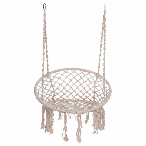 Hammock Área de Jardim Swing Chair Jardim Macrame Swing Hanging Chair Hammock para animais de estimação