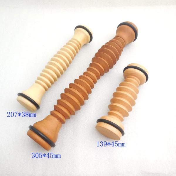 wooden foot roller massager , wooden body massager stick , wooden massager