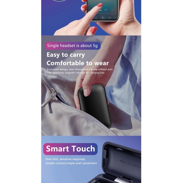 Шум продажи фабрики горячий отменяя наушник Tws истинный беспроводной Bluetooth