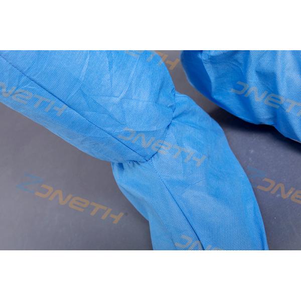 Elastic Ankle 50gsm SMS 400gsm PVC Disposable Shoe Protectors