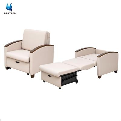 Multifunctional Hospital Sleeper Chair With Space-Saving Folding Design