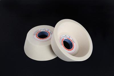 White Cup Grinding Wheel For Steel Reamer Cup Wheel Grinding Disc