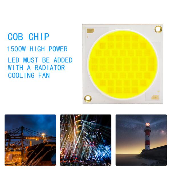 Lighthouse 500-1000W COB LED Chips With 16-21A Input Current