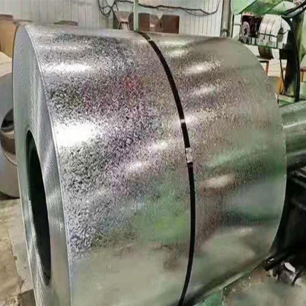 Bobina de chapa GI laminada a frio DX51D 0,12 mm galvanizada ASTM A653