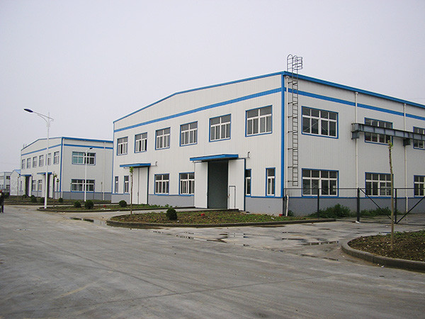 Q355 Q235 Steel Frame Warehouse Building , Hot Dip Galvanised Prefab Metal Warehouse