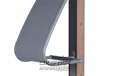 fitness equipment for elderly wood outdoor fitness equipment park back stretcher for the old people