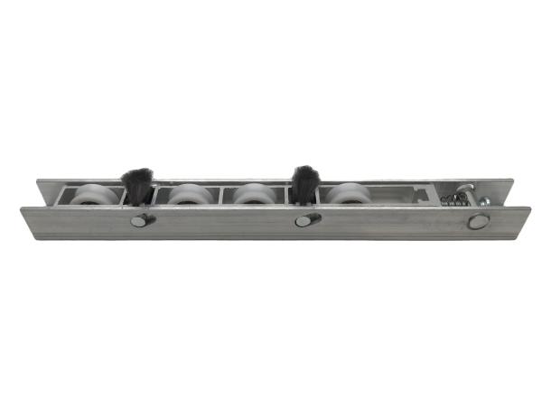 Hardware Accessories Heavy Duty Aluminium 4 Rollers Sliding Rollers Door Roller Sliding Door Wheels with Weatherstrip
