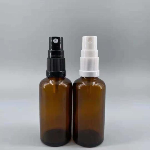 1 oz fine mist glass spray bottle 2 oz amber glass boston round bottles black treatment pump