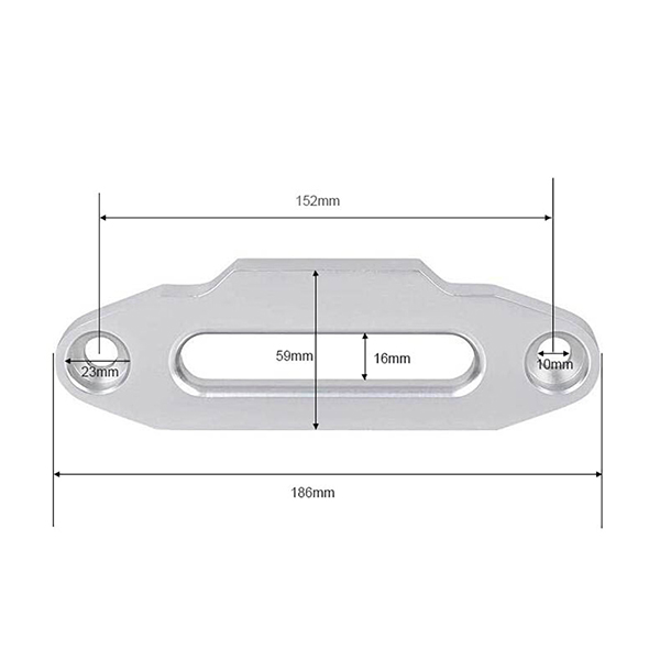 Blue Vehicles Synthetic Winch Fairlead , Universal Synthetic Winch Fairlead