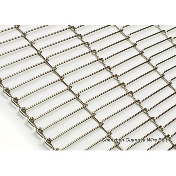 Плоский пояс ячеистой сети гибкого трубопровода, сопротивляться алкалиа конвейерной ленты плоской проволоки нержавеющей стали