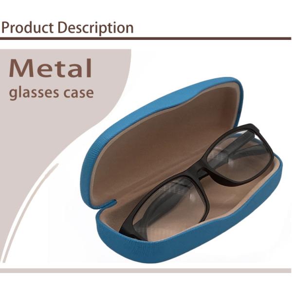 Iron Leather Personalised Hard Glasses Case Luxury Fashion Cute