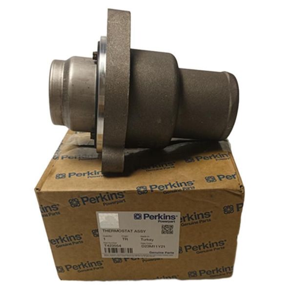 T423554 Casting Engine Thermostat C6.6 Perkins Diesel Spare Parts For 320e Excavator