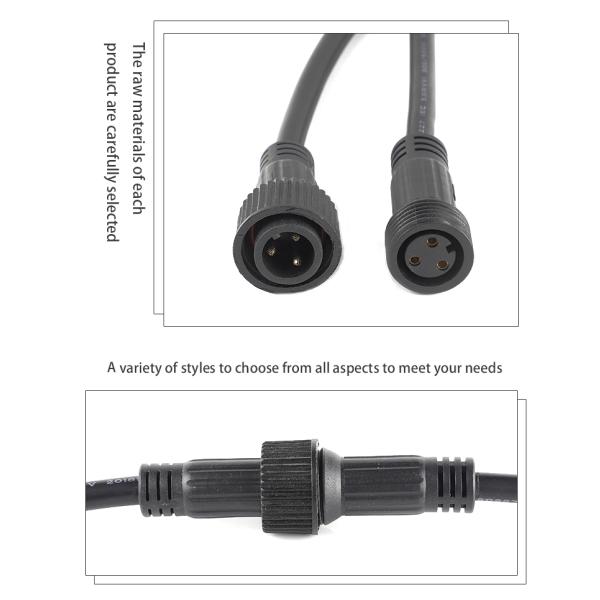 Круговые соединители M23 12 соединителя удлинителя Pin водоустойчивых
