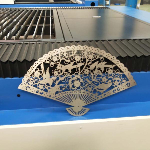 Building Stainless Steel Plate Laser Engraving With Laser Cut Plant And Animal Patterns