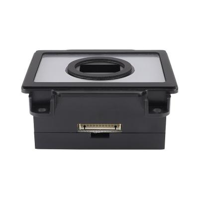 Long Distance Fixed Barcode Scanner Black 2D QR Barcode Scanner Industrial