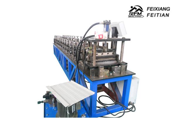 Blue Color Rotary Punching Machine Standing Seam Metal Roofing Sheet Making Machine