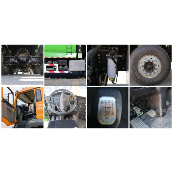 SHACMAN F3000 8X4 Remote Control Self-unloading 400HP 12 Wheels Heavy Duty Dump Tipper Trucks