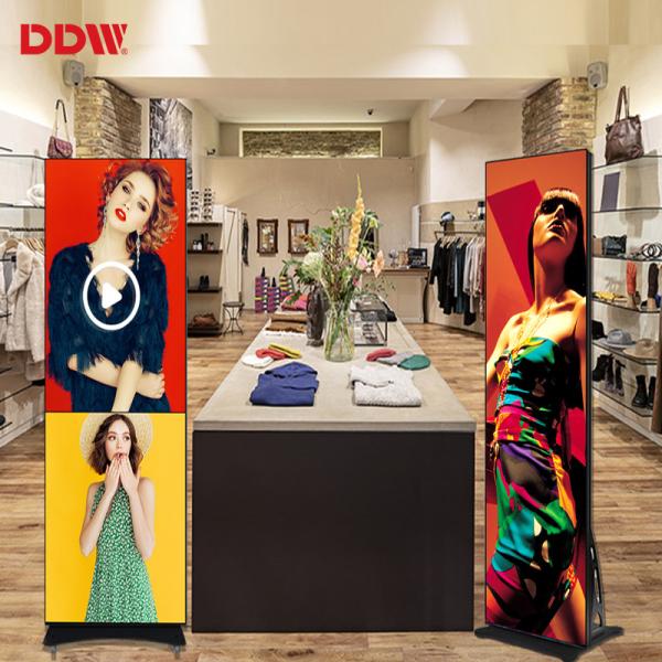 Digital Video Advertising LED Mirror Screen Indoor Ultra Thin Portable P1.75 P2 P2.5