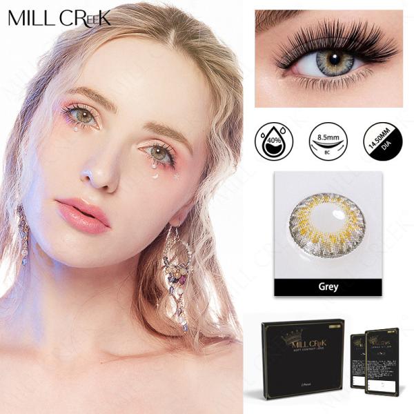 KSSEYE True Sapphire Blue Contact Lenses Non Prescription 14.5