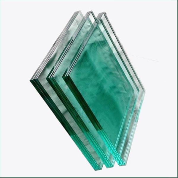 Customized Request 6.3mm 8.3mm 10.3mm Clear Laminated Glass Flat Polished Edge Work