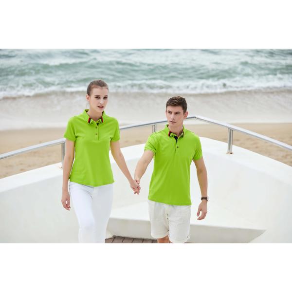 Polyester Spandex Short Sleeve T Shirt 3D Embroidery Flyita