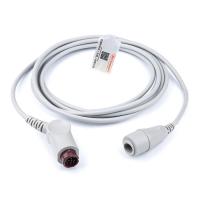 Cable de pression artérielle douce pratique, HP au transducteur ED 12 broches IBP